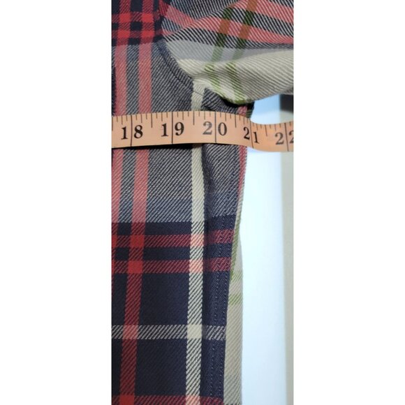 HUGO BOSS ORANGE Mens Plaid Long Sleeve Button Front Shirt Size Large Flannel - Picture 13 of 14